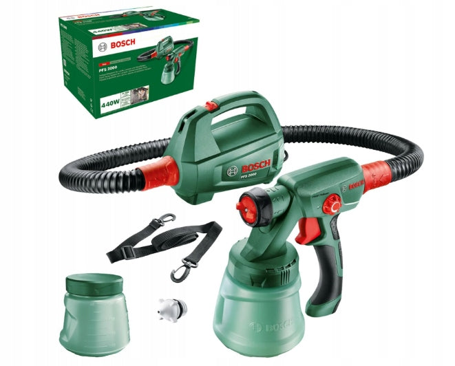 Spray gun Bosch 440W SYSTEM FOR PAINTING WOOD WALLS