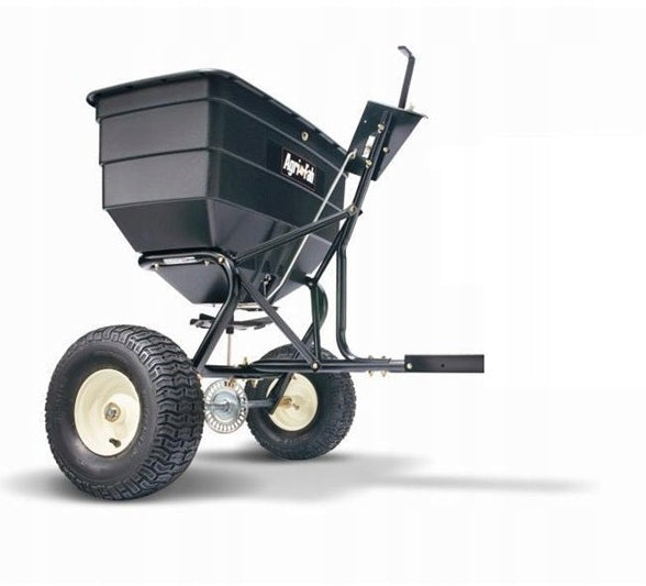 Spreader for garden tractor 80kg solar seed fertilizer MTD