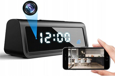 Spy Camera Alarm Clock Camera IP Clock WiFi 2,4 and 5 GHz