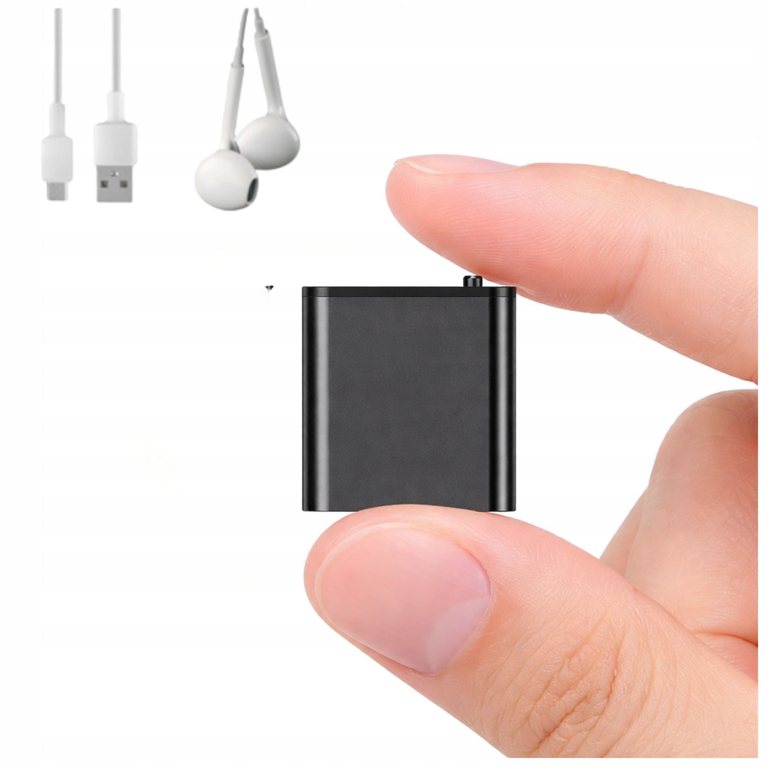 Spy Voice Recorder 8GB VOICE DETECTION MAGNET Headphones FREEBIE