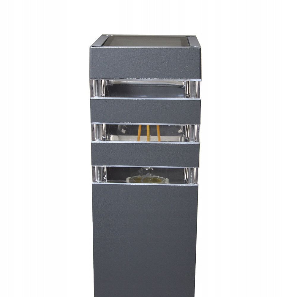 Square lighting post Santa E27 50 cm grey Manufacturer code 013654
