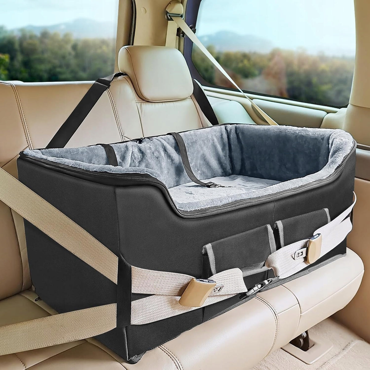 Stable Car Seat for Small and Medium Dogs Manufacturer code B0CLLHP8BT
