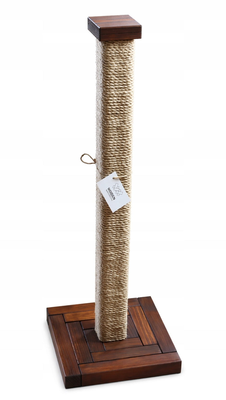 Stable High Cat Scratcher Scratching Post 100cm Premium Wooden