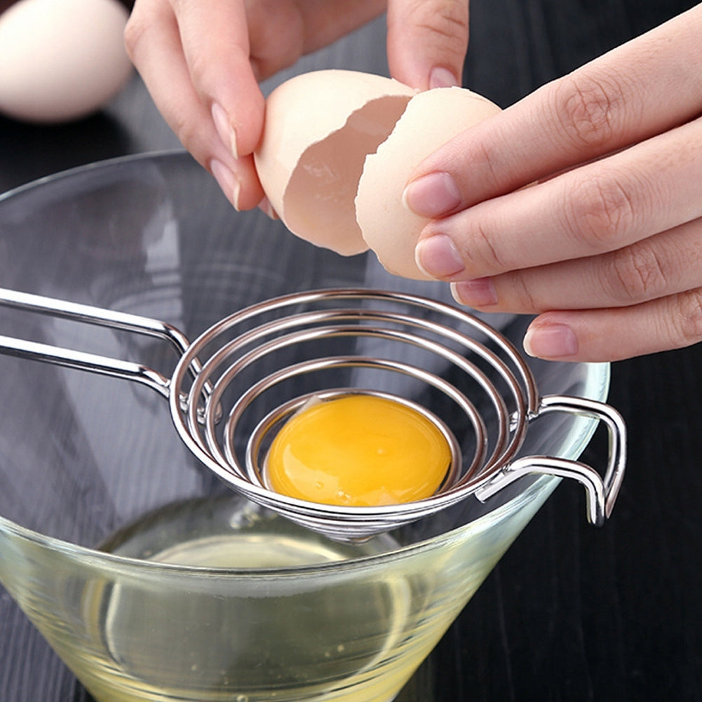 Stainless Steel Egg Separator Egg Yolk White Filter Separator Brand no brand