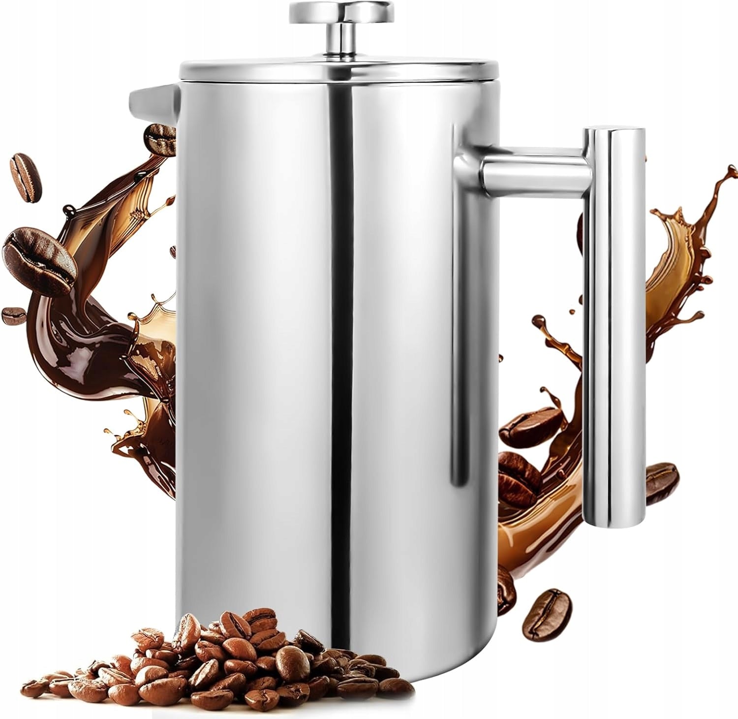Stainless Steel French Press Coffee Tea Maker 304 at Home Office 350 ML