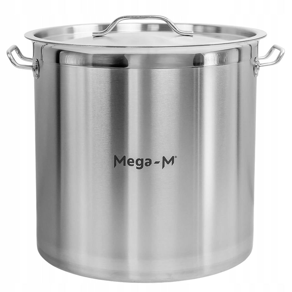 Stainless Steel High Pot with Lid 36l D. 36 cm Mega-M PRO