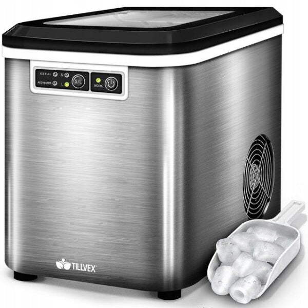 Stainless Steel Ice Maker 2,2L