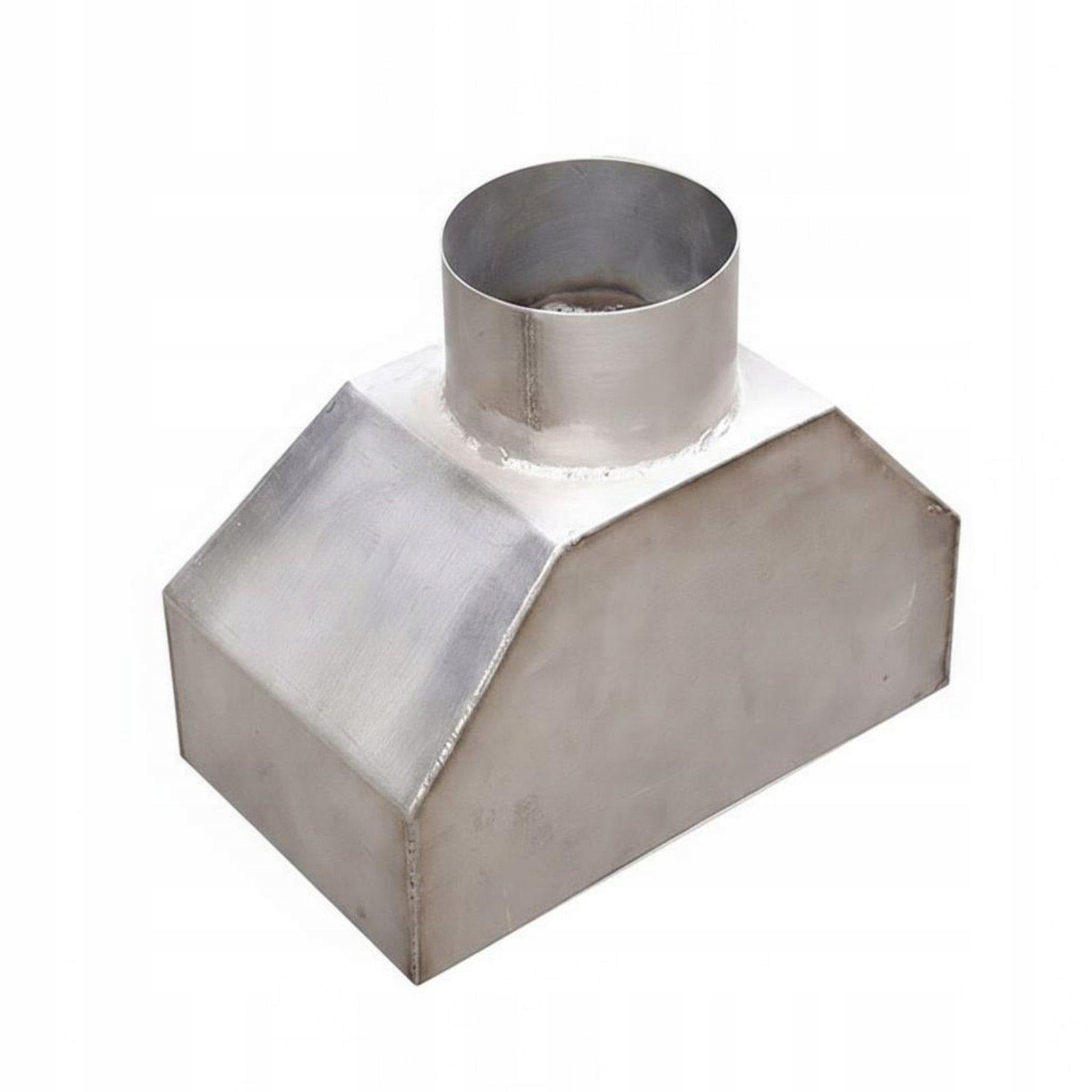 Stainless Steel Industrial Dust Hood Four Side Sloped Ventilation Smoke Brand no brand