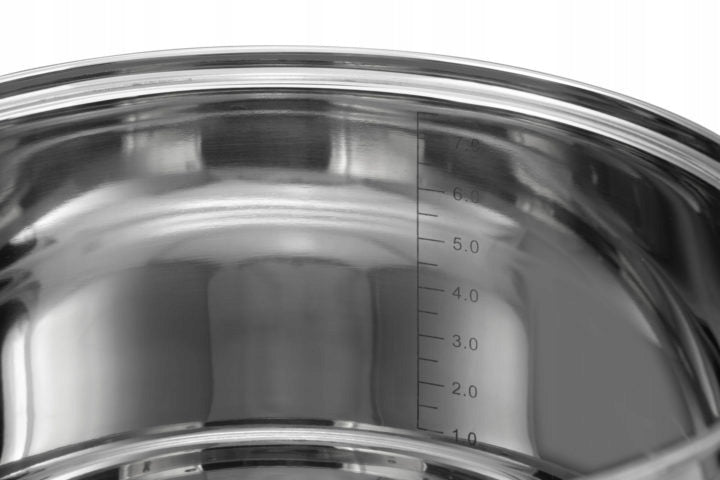 Stainless Steel Pot Set for Gas Induction 12 Parts Packaging status original