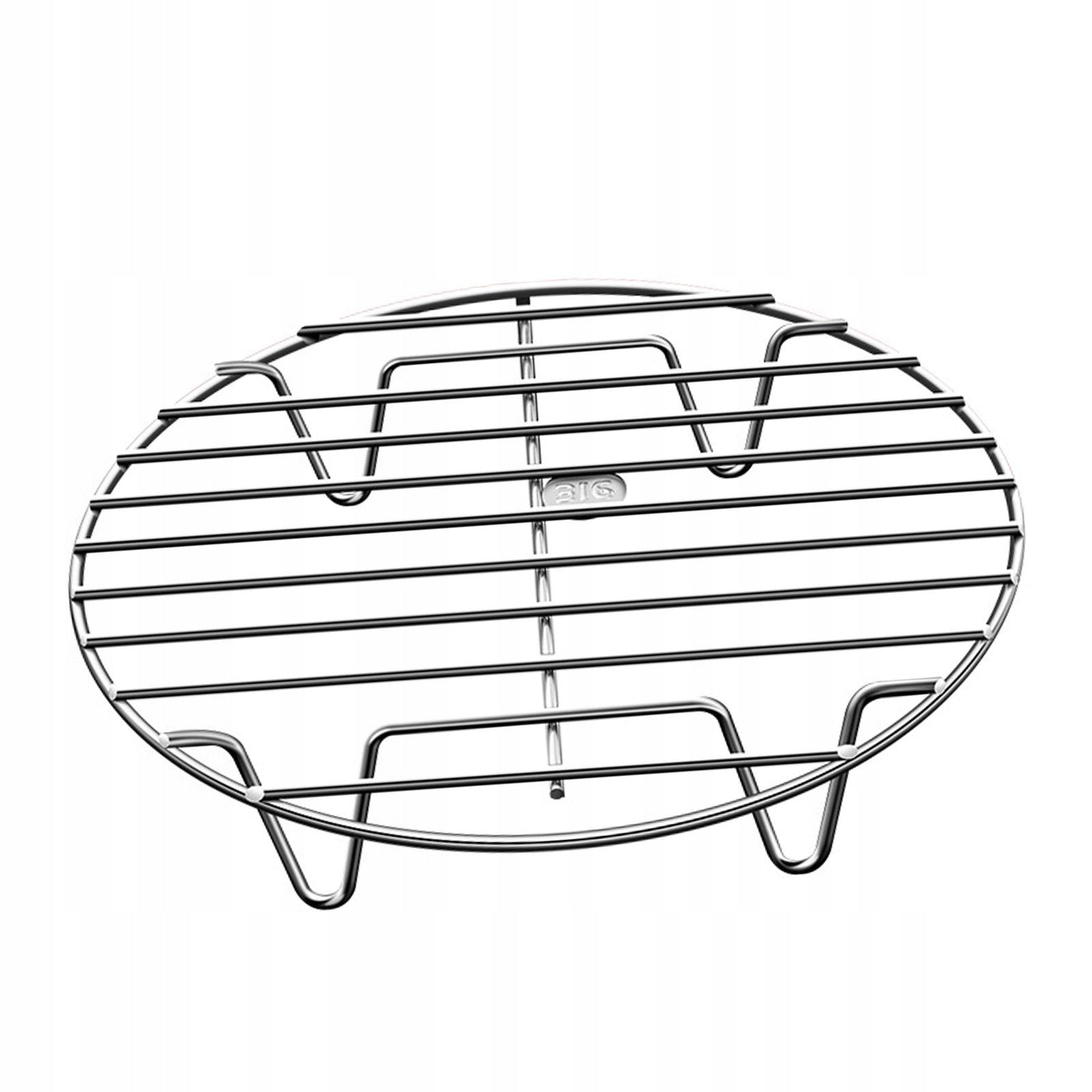 Stainless Steel Steamer Rack Household Kitchen Cookware 4.8 cm Height Brand no brand
