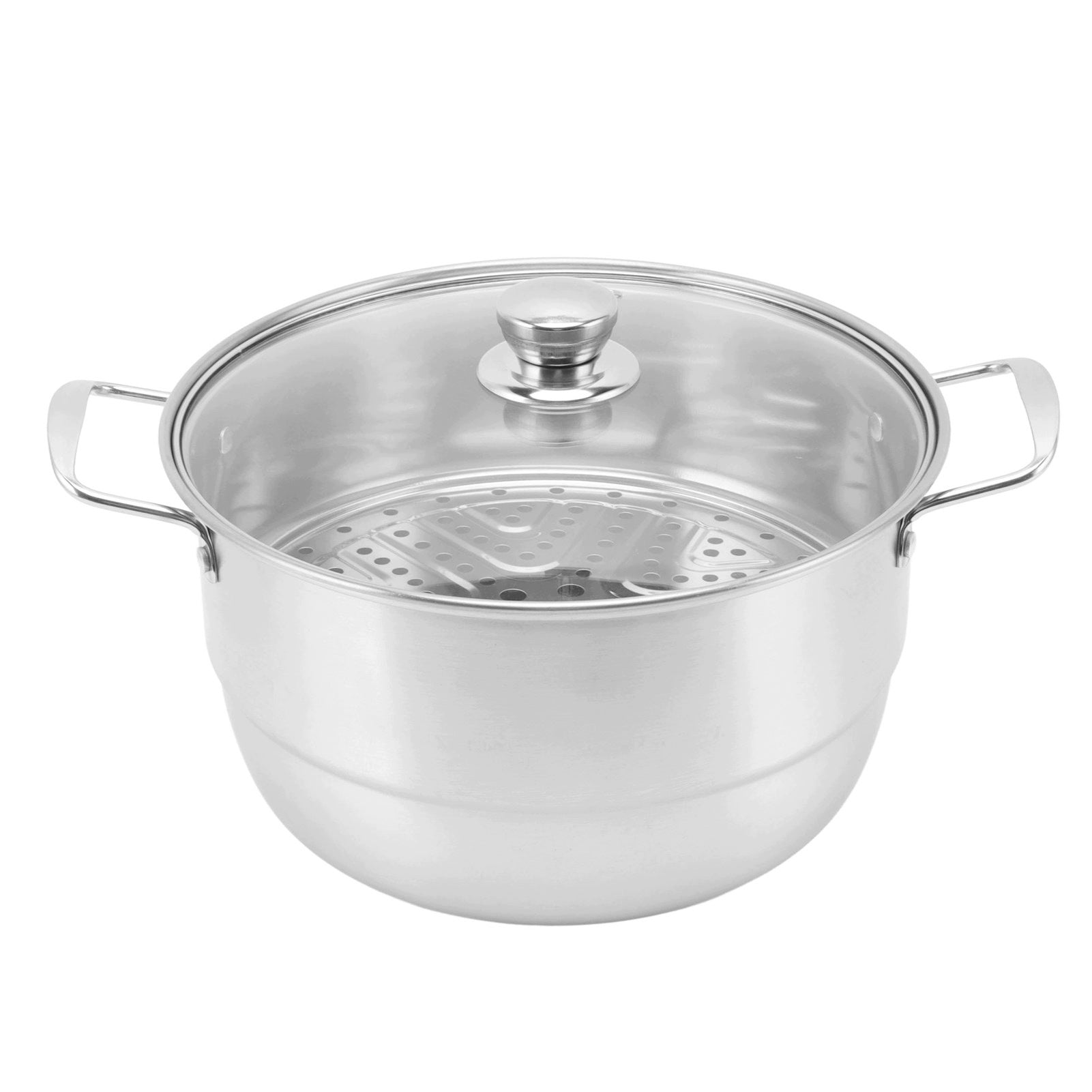 Stainless Steel Steaming Pot Universal, 65 Dominant color multicolor