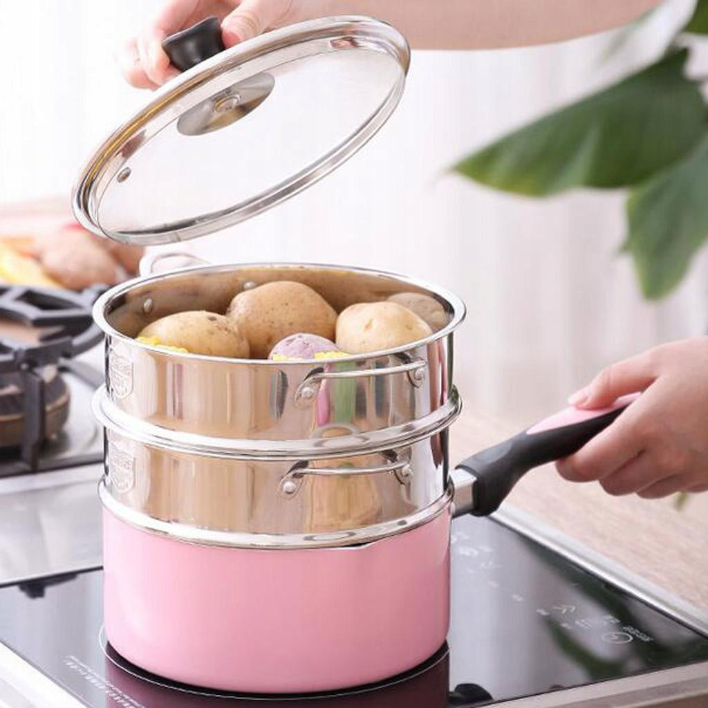 Stainless Steel Vegetable Steaming Basket, Cooking Pot Brand no brand