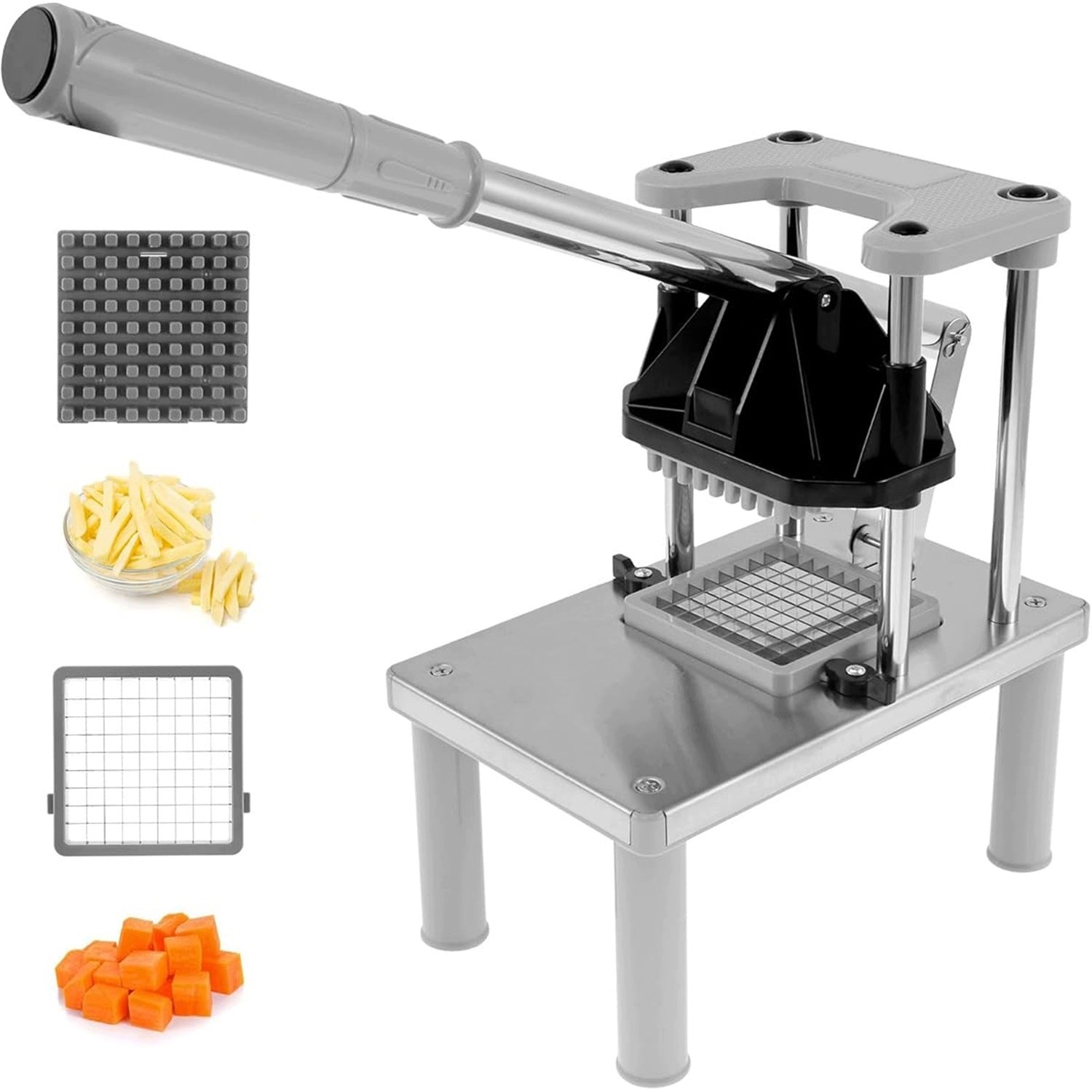 Stainless Steel Vegetable and Fruit Slicer, Fries Slicer Packaging status original