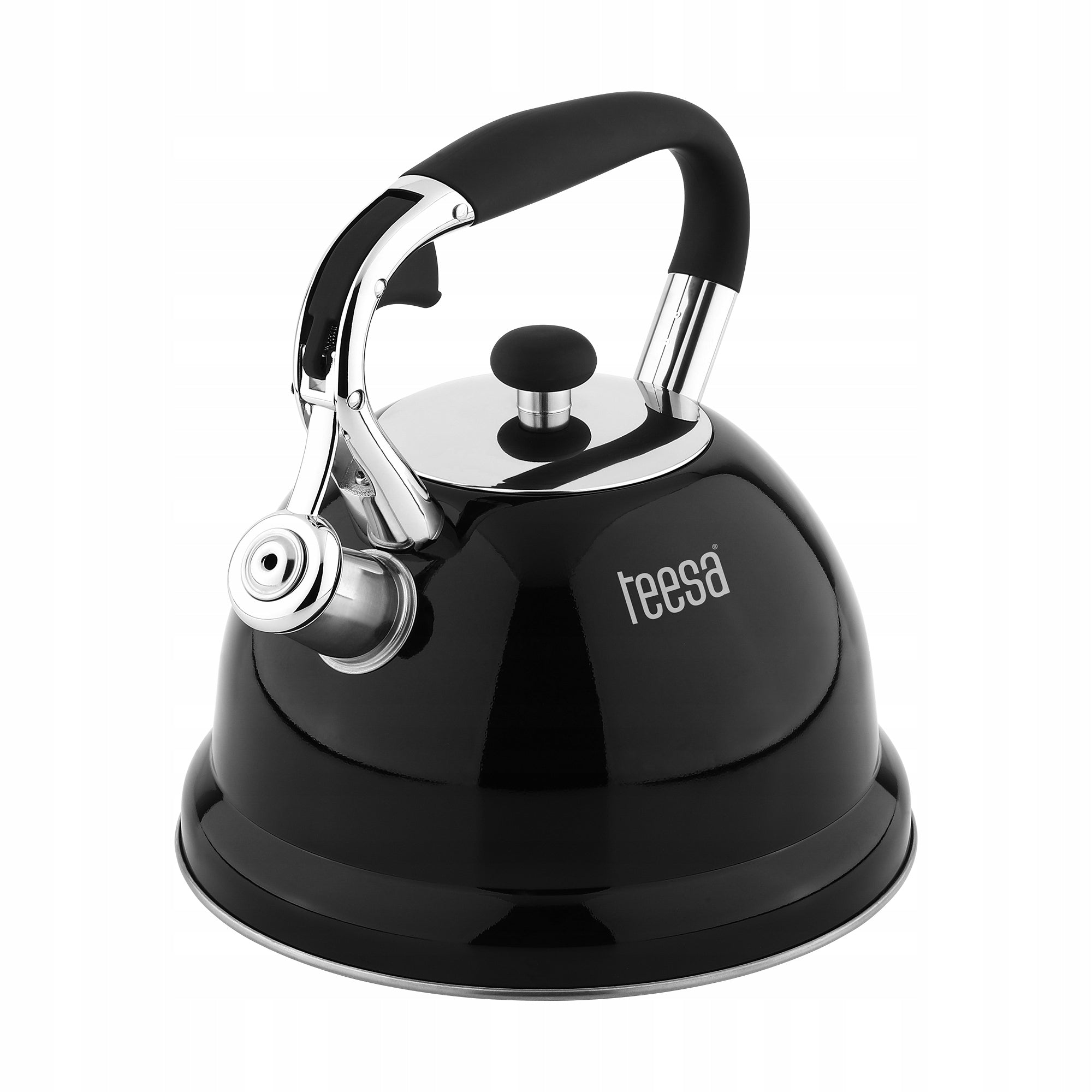 Stainless steel kettle Teesa with whistle 3L gas induction