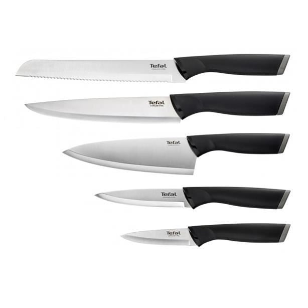 Stainless steel knives 5 el. Comfort TEFAL in block Manufacturer code K221SA04