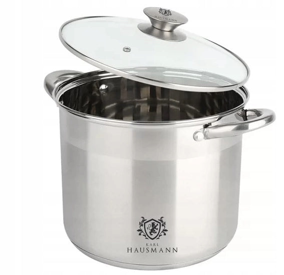 Stainless steel pot 7,2 L solid large