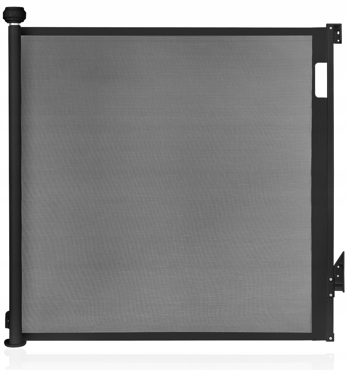 Stair and door barrier Lionelo, screwed, extended, black