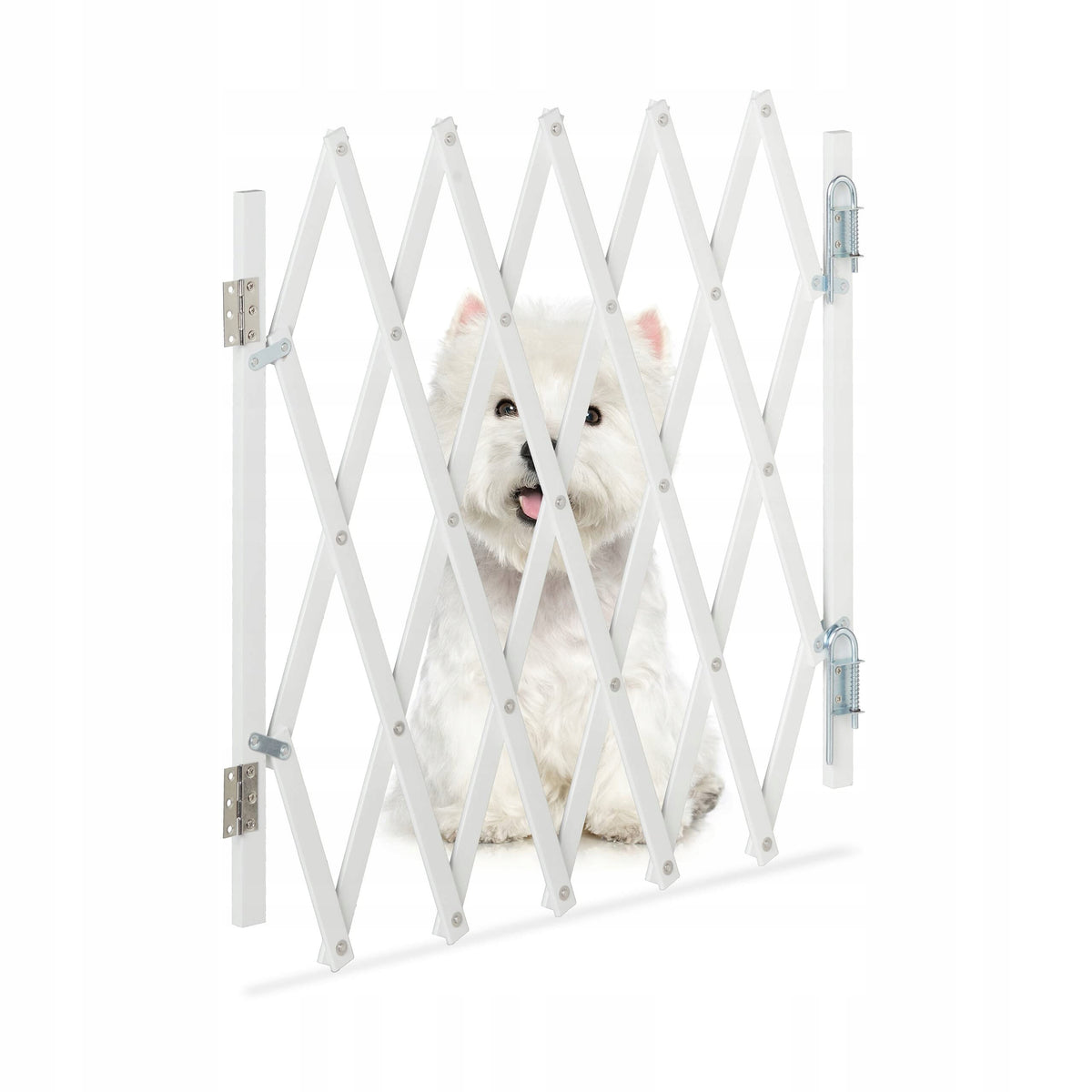 Stair barrier Relaxdays expansion white