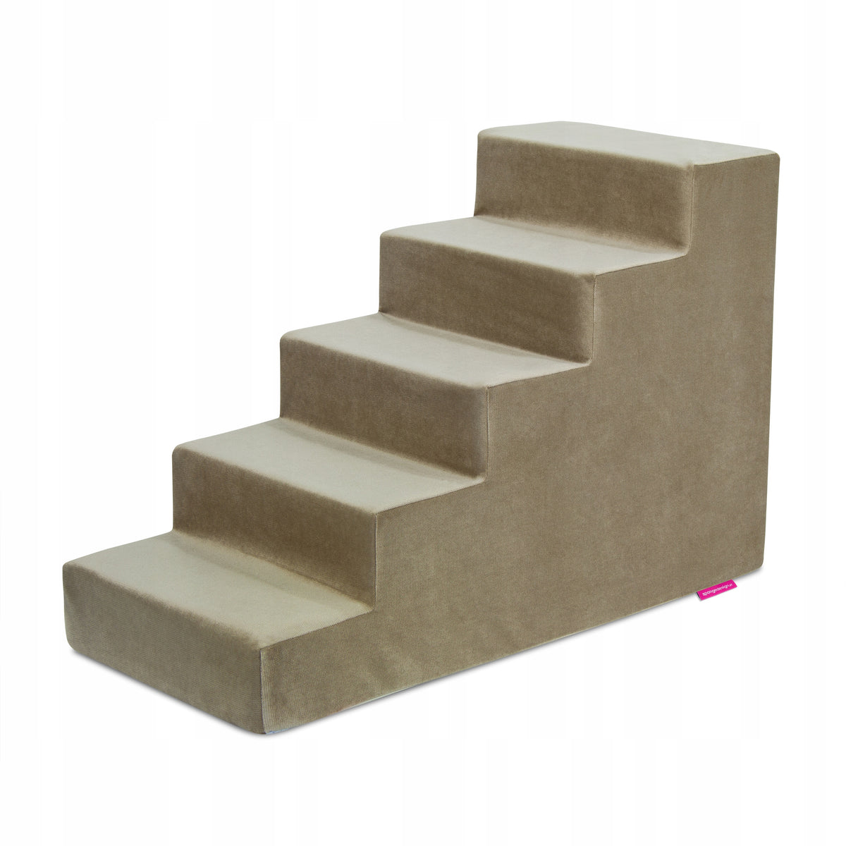 Stairs for small dog or cat 5 degrees - brown 50cm