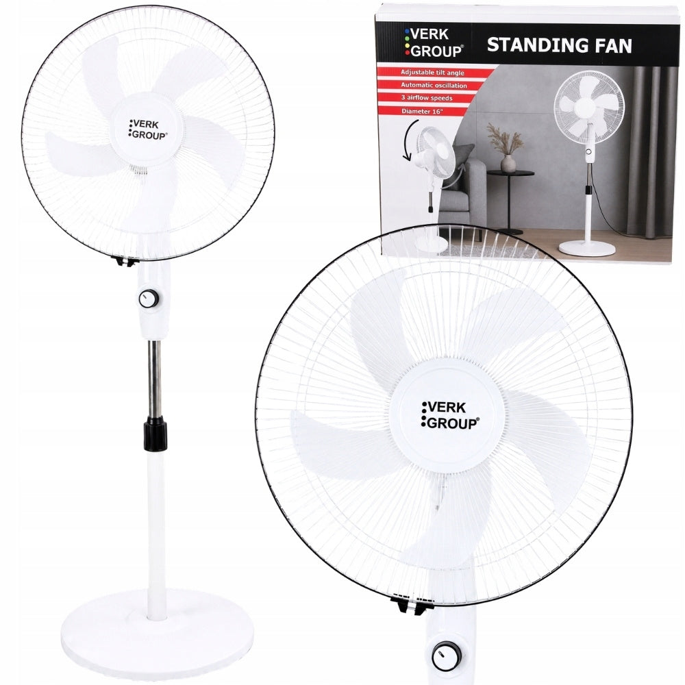 Standing Fan Floor Windmill Powerful Quiet Room Office Oscillation