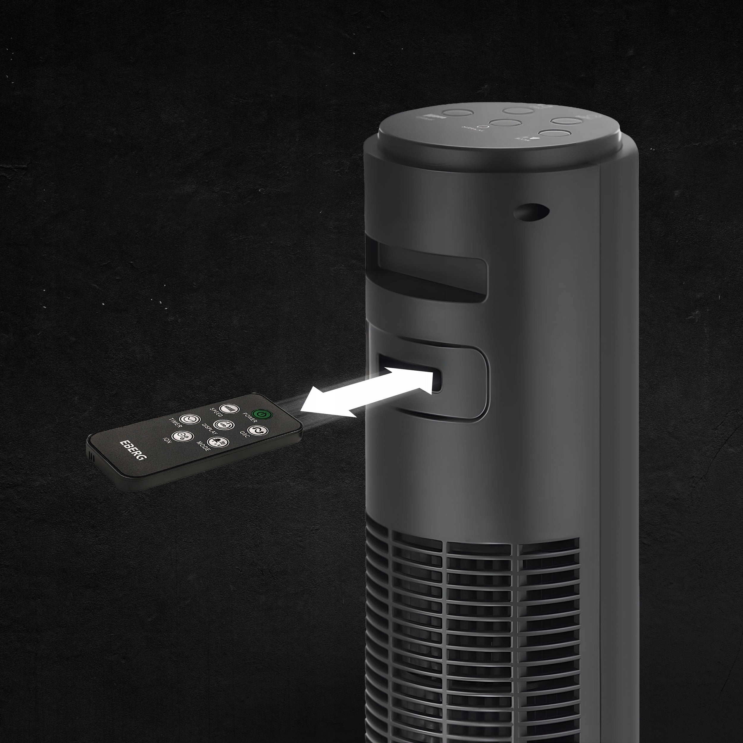 Standing column fan LYNGO quiet floor 117cm ionization +AROMA Dominant color other