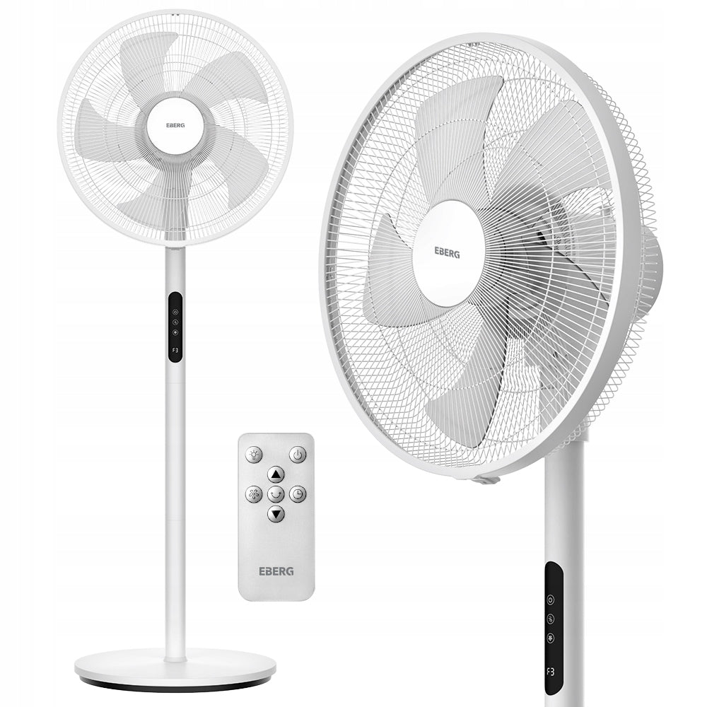 Standing fan EBERG HYG floor fan quiet strong 5 blades 45cm