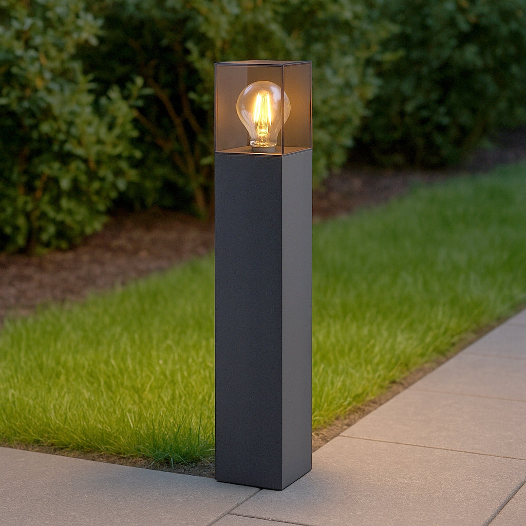 Standing lamp garden LED post 50cm outdoor E27 BLACK Brand Masterled