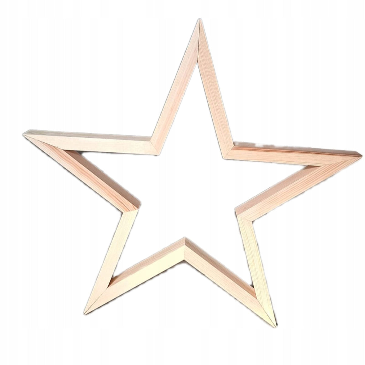 Star made of natural wood large 53cm Manufacturer code hmt-dek-7