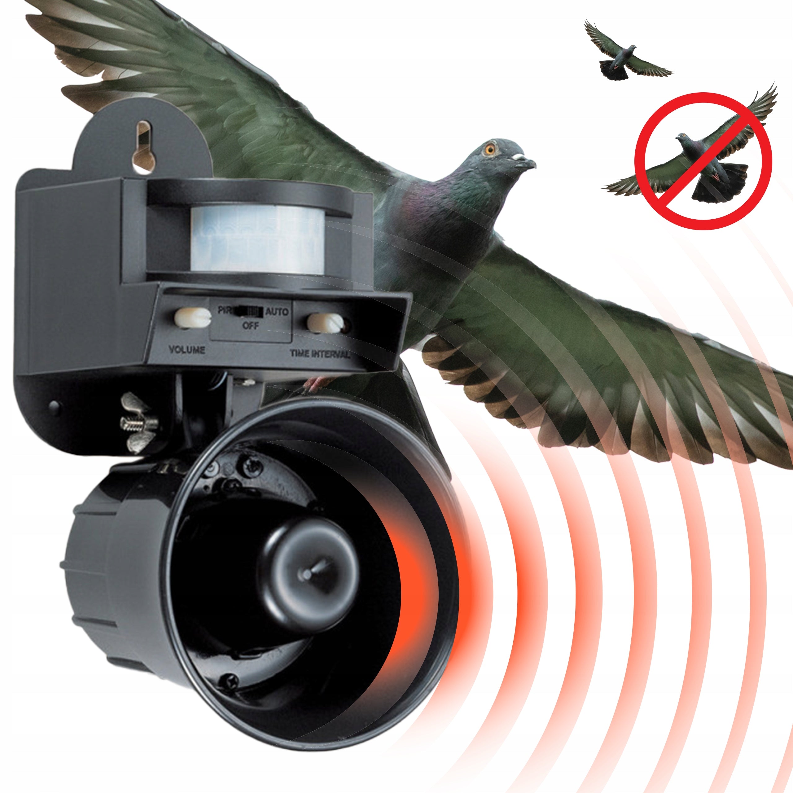 Starling repellent LS-2001G BIRDCHASER sound EFFECTIVE Brand Leaven