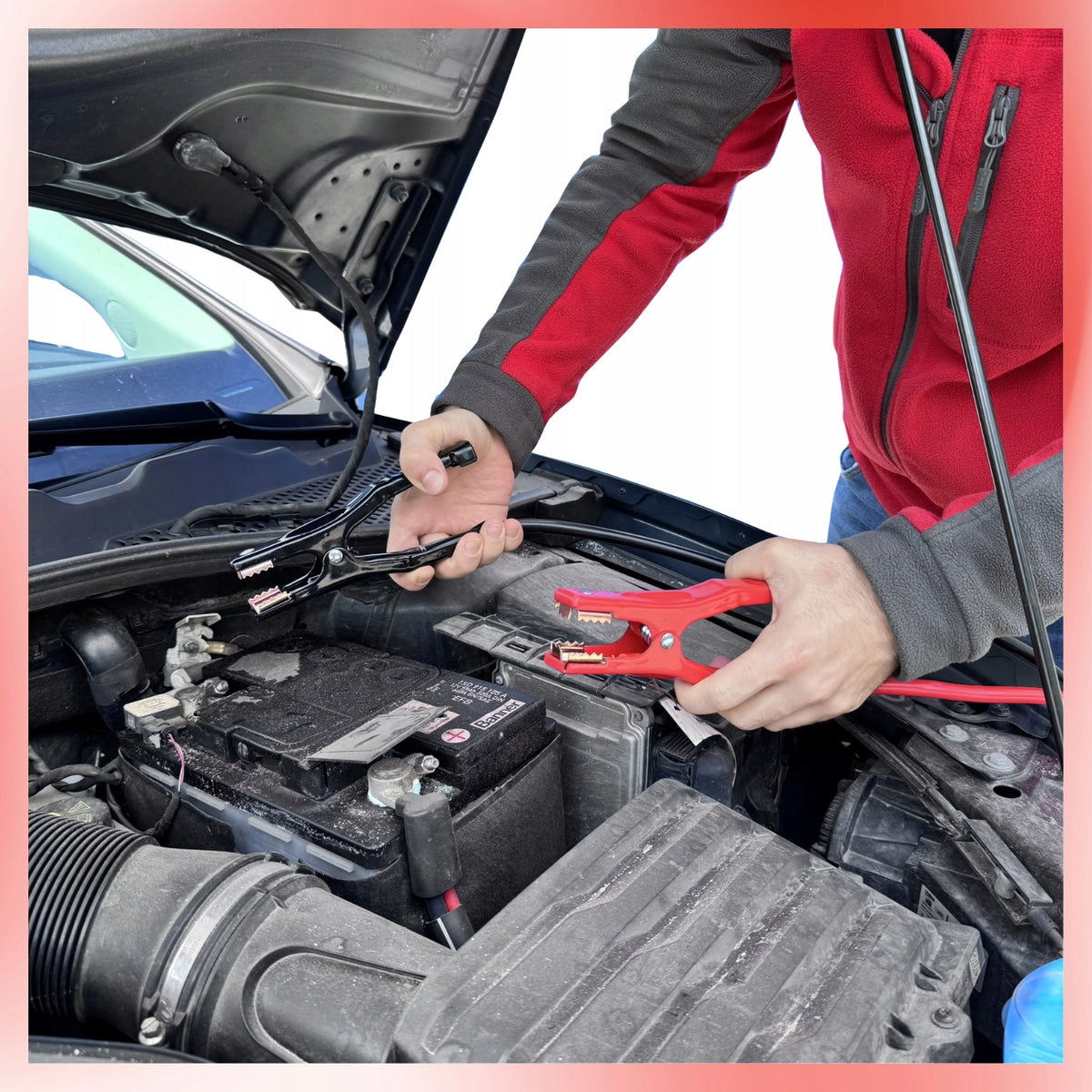 Starter Cables Strong Thick Car Cables 600A 4,5m for Car with Case Packaging status original