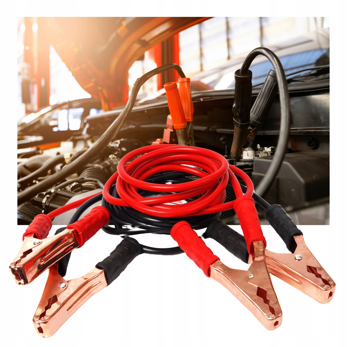 Starter cables 1000A 4,5M for firing frog wires 25mm2 TIR Manufacturer's catalog number 5905280386873