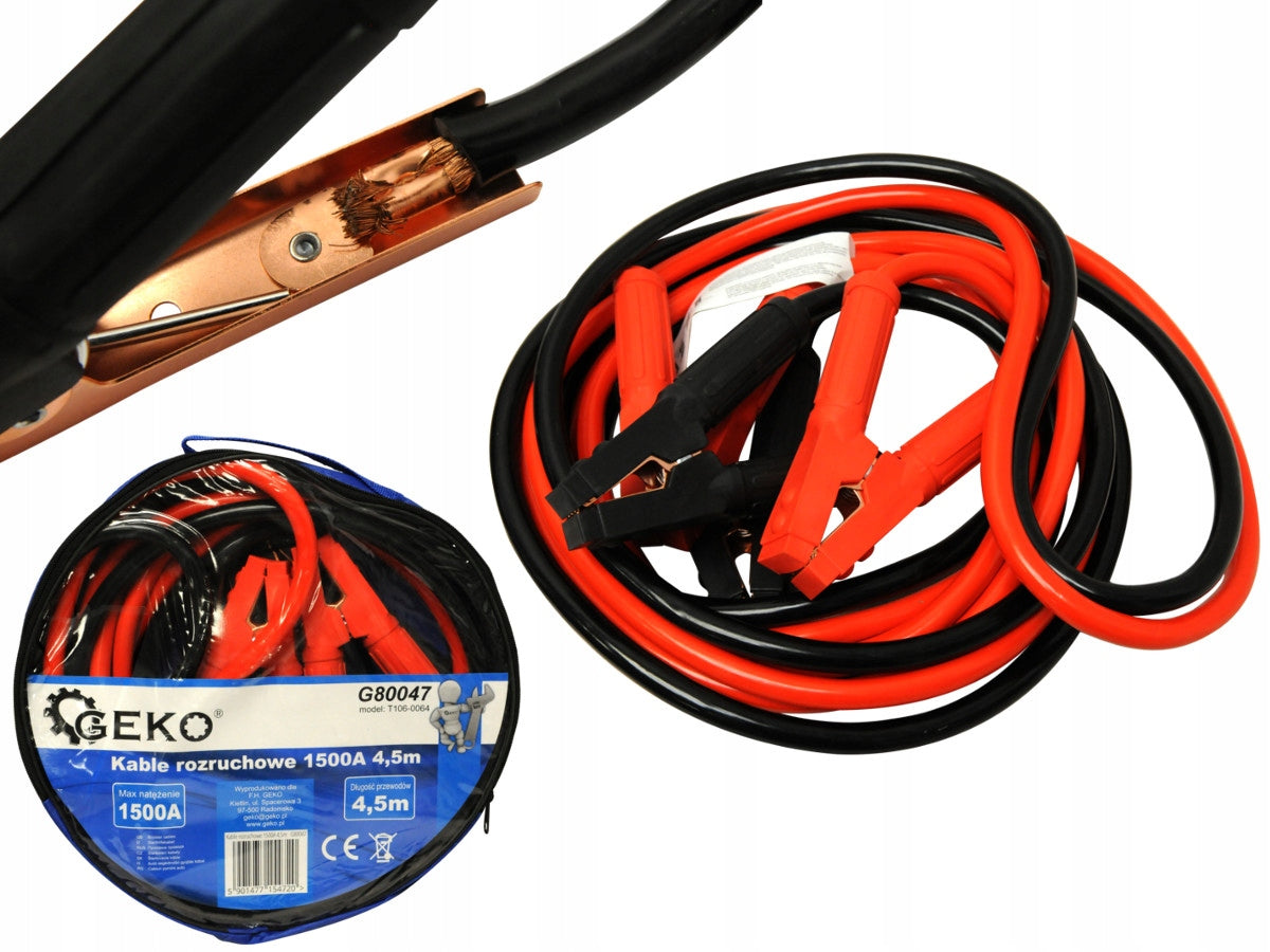 Starter cables 1500A 4,5m GEKO