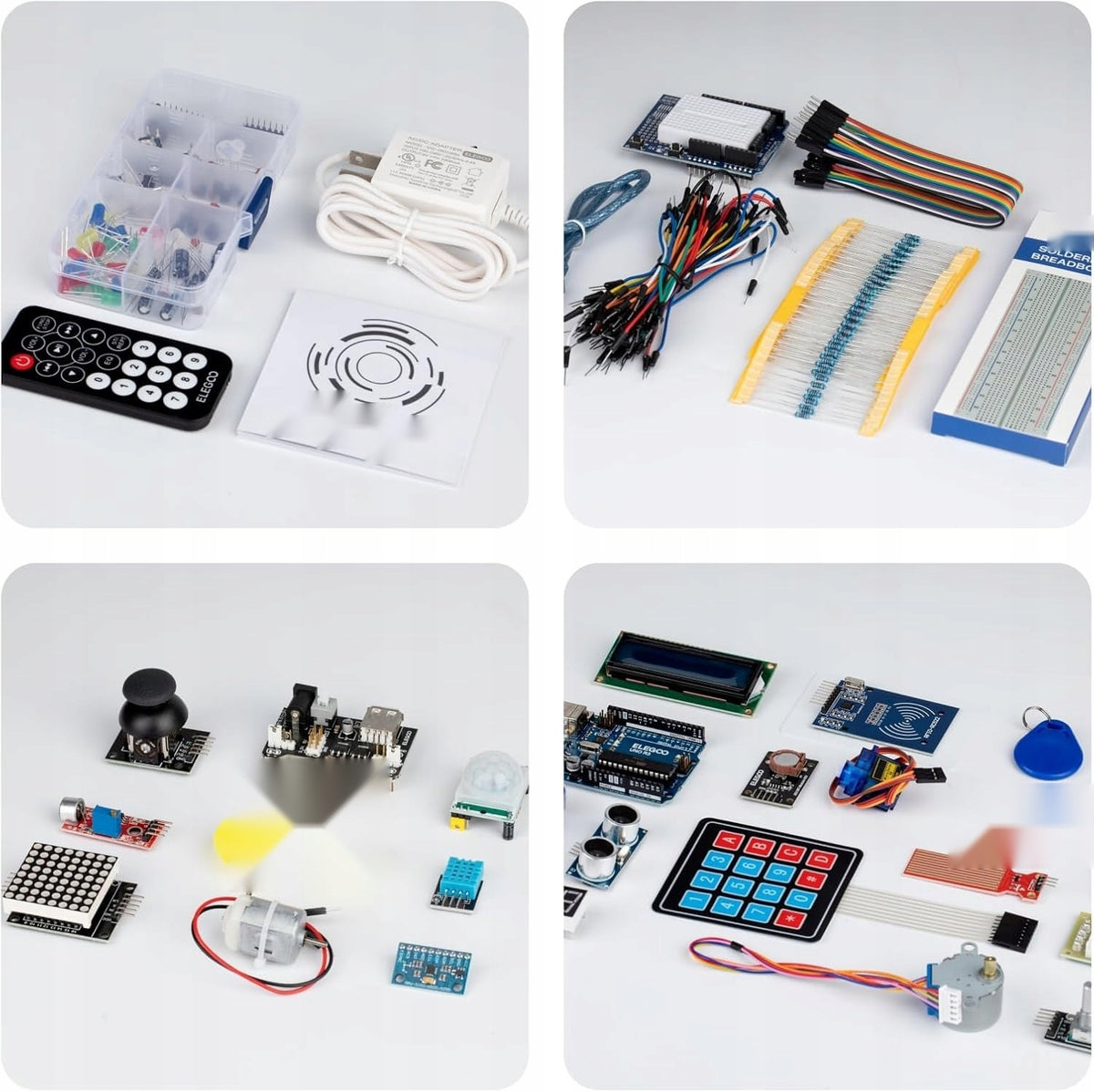Starter set of more than 200 parts complete design electronics Brand no brand