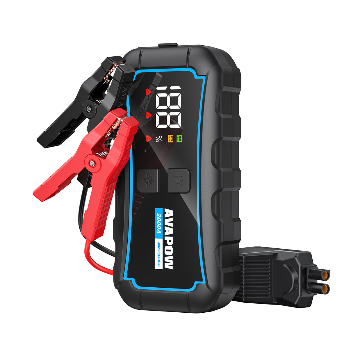Starting Device 12V 12000 mAh 2000A 44.4Wh Powerbank Flashlight Avapow