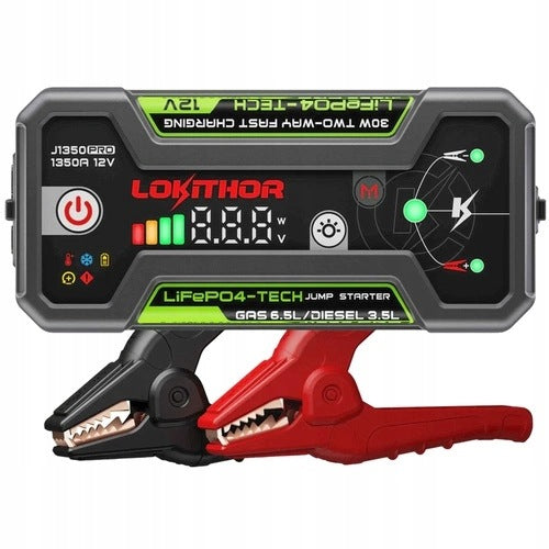 Starting Device Lokithor J1350 Pro 1350A Jump Starter Booster 12V Power