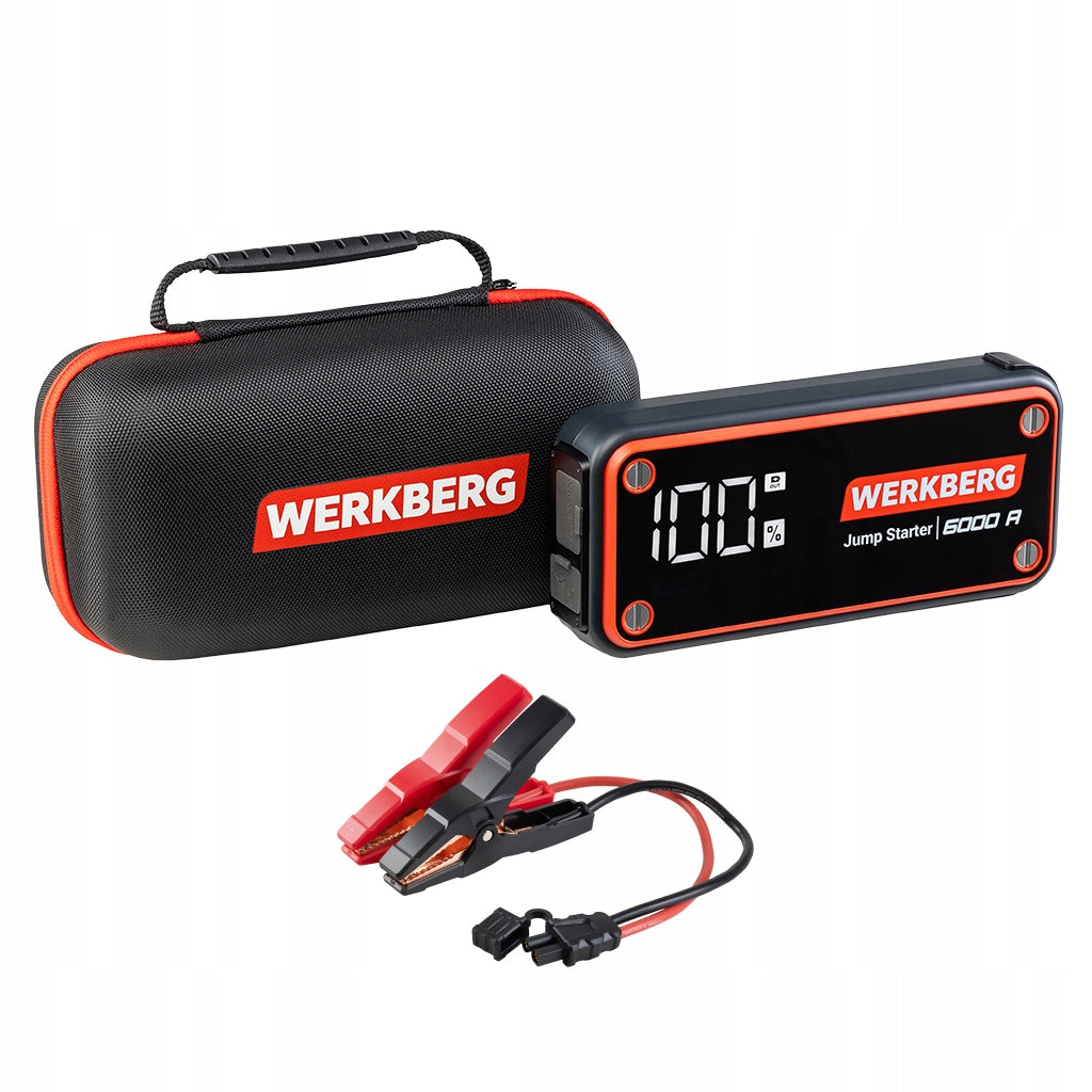 Starting device JUMP STARTER WERKBERG 6000A Powerbank 36000mAh