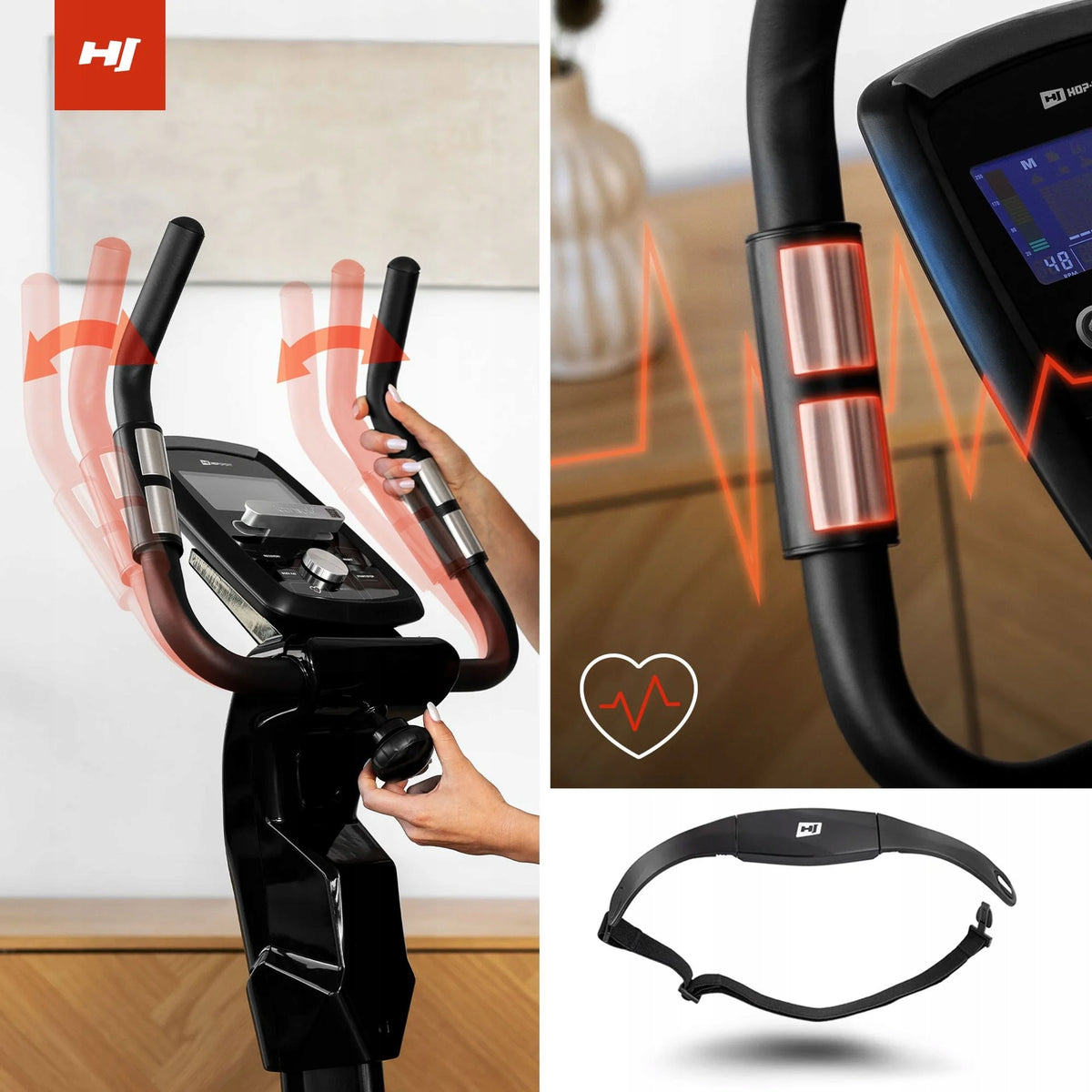 Stationary Bike Electric-Magnetic Programs+Applications Brand Hop-Sport