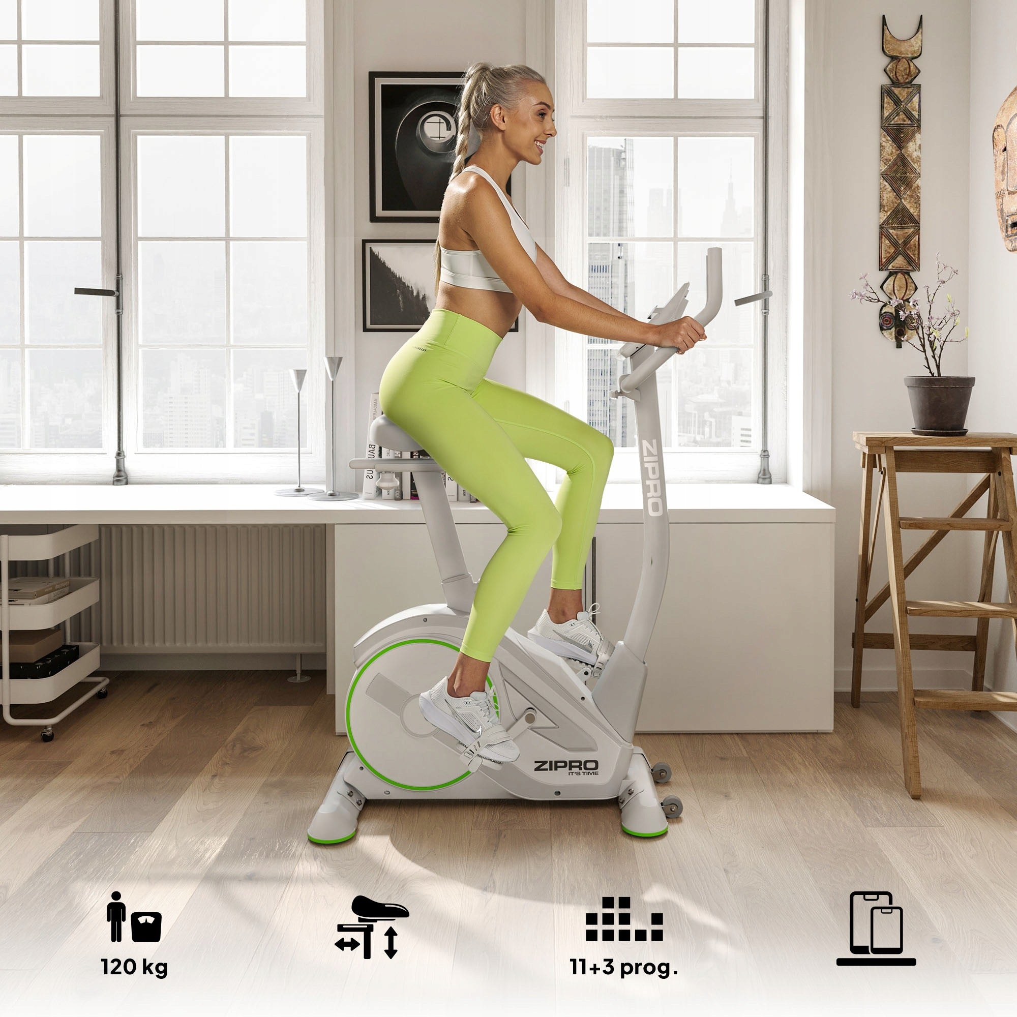 Stationary Bike Exercise Bike Kinomap Zwift - Rave Zipro Manufacturer code 13112338