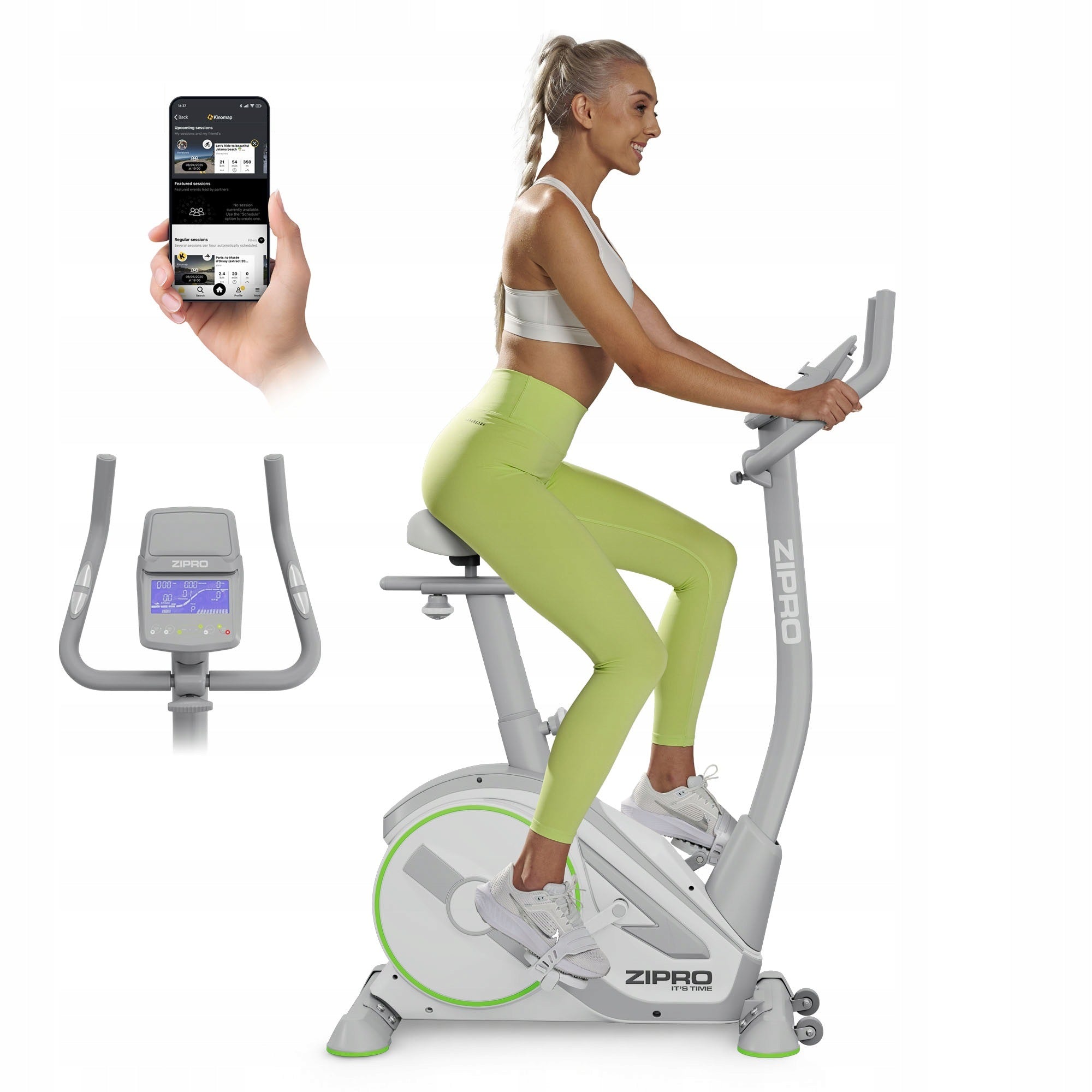 Stationary Bike Exercise Bike Kinomap Zwift - Rave Zipro