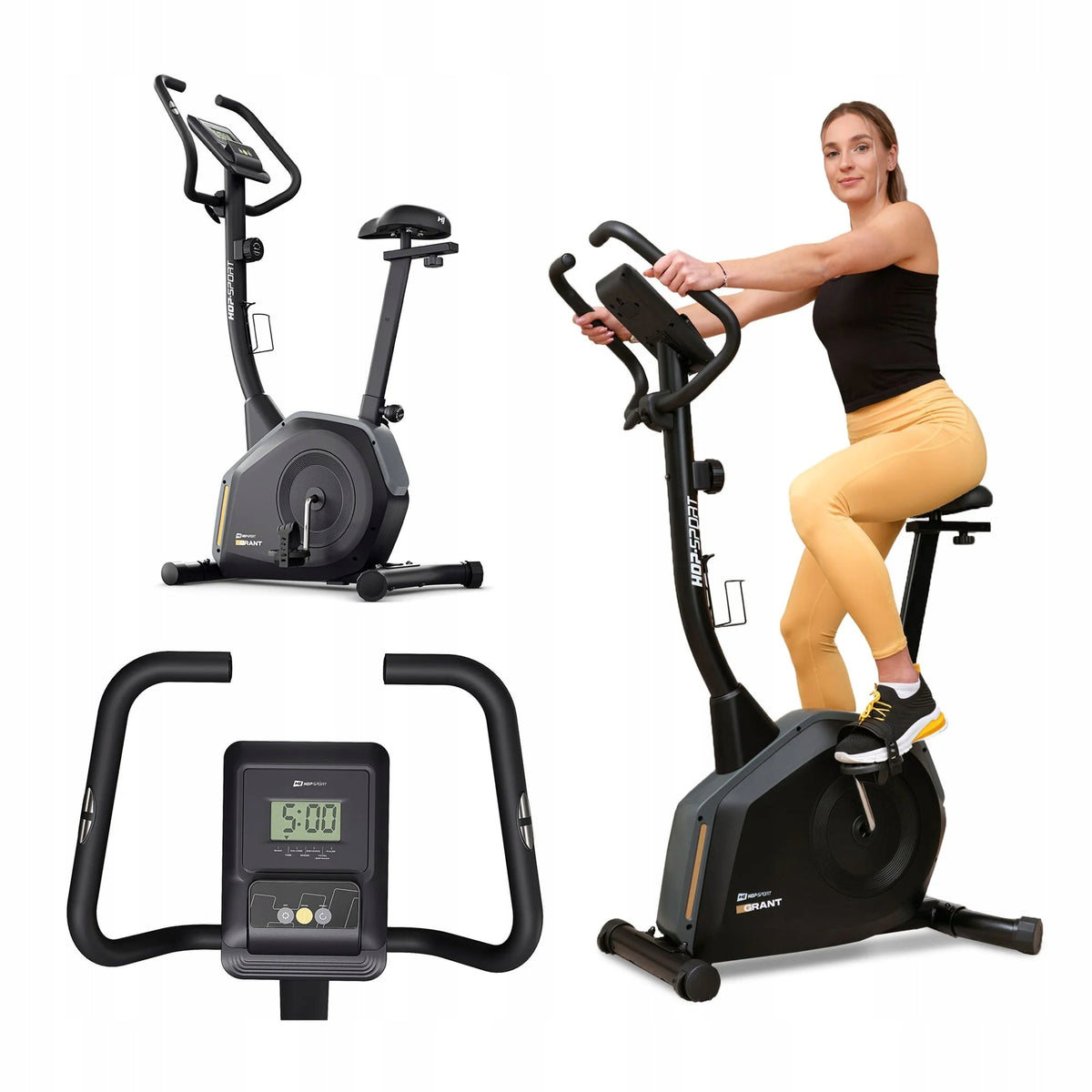 Stationary Bike Magnetic Exercise Bike 125 kg Resistance 16 Degrees