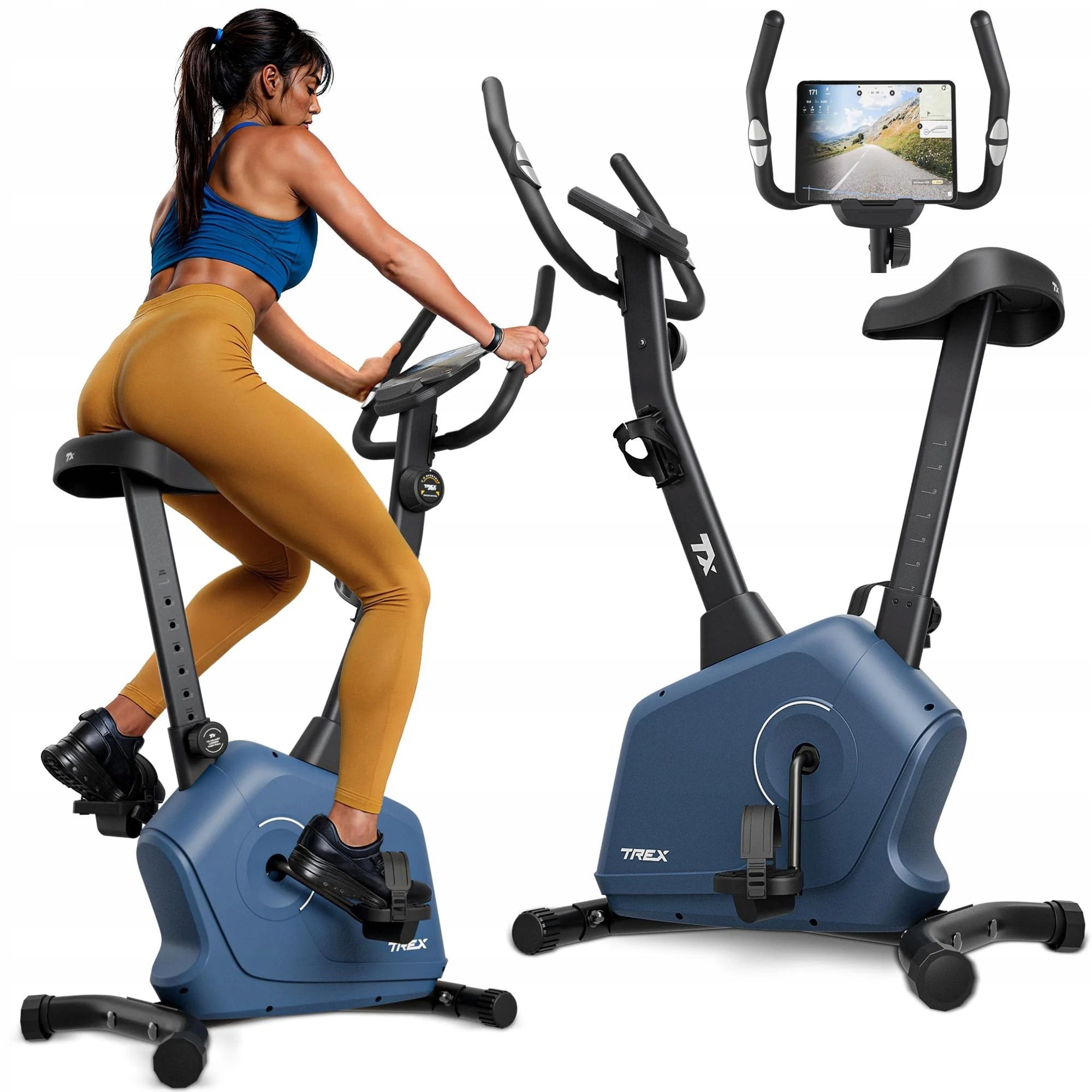 Stationary bike magnetic exercise bike home fitness Trex Sport