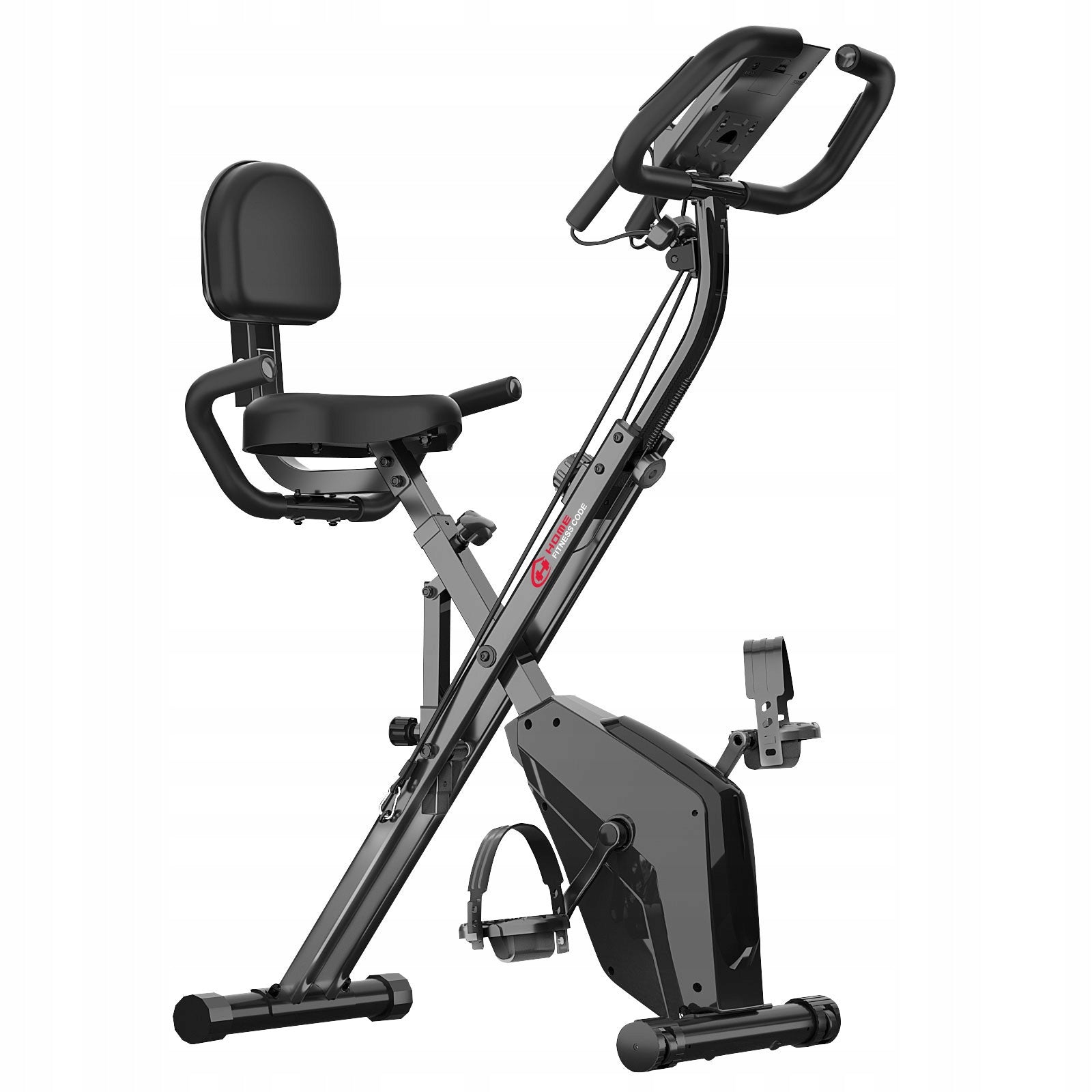 Stationary exercise bike adjustable resistance and ergonomic seat