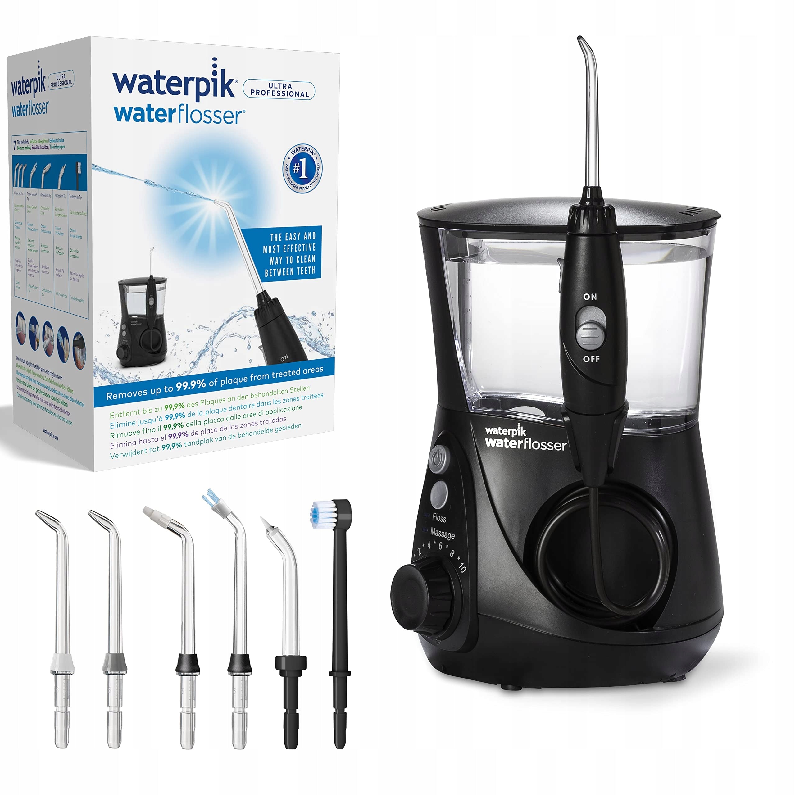 Stationary irrigator Waterpik WF-662 Ultra Professional black +6 tips