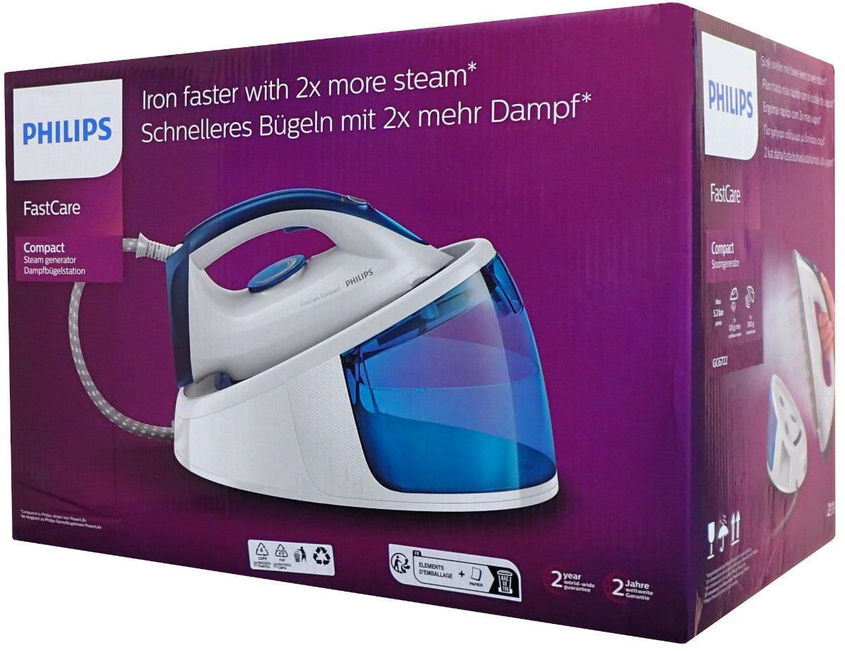 Steam Generator Iron Steam Station Philips GC6722/20 FastCare Compact
