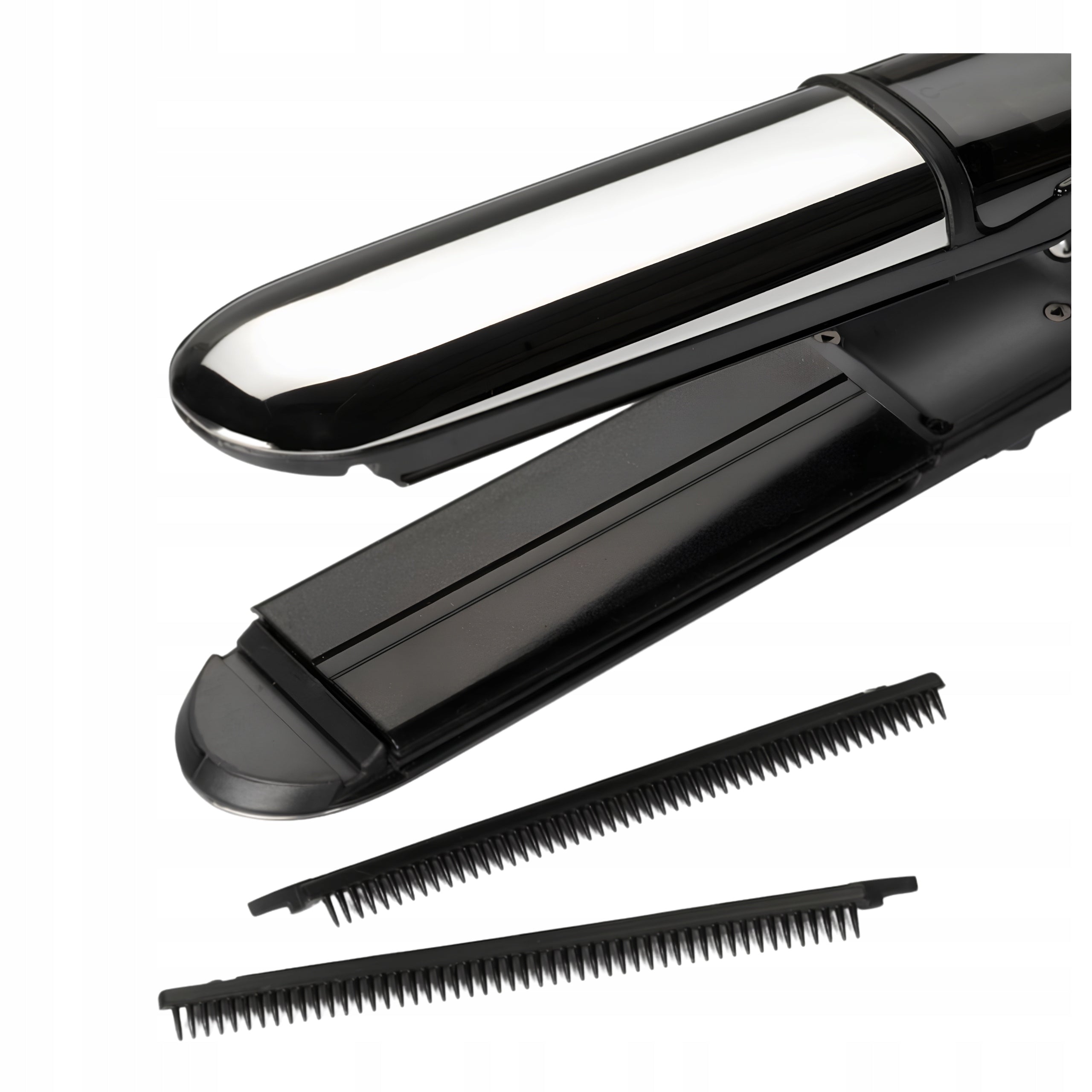 Steam Hair Straightener Babyliss ST496E Diamond Ceramic 2in1 Curls Packaging status original