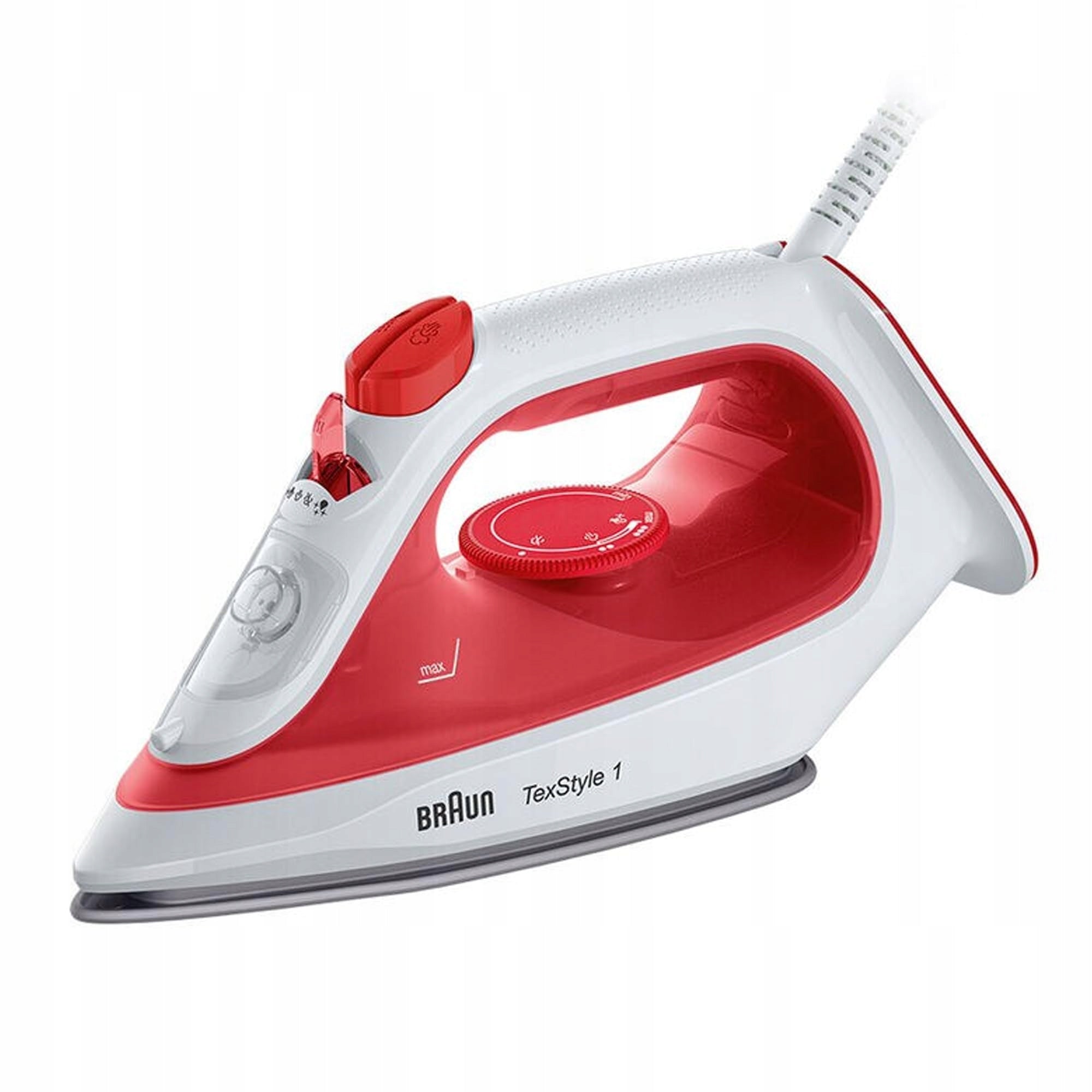 Steam Iron Braun TexStyle 1 SI1019 red and white