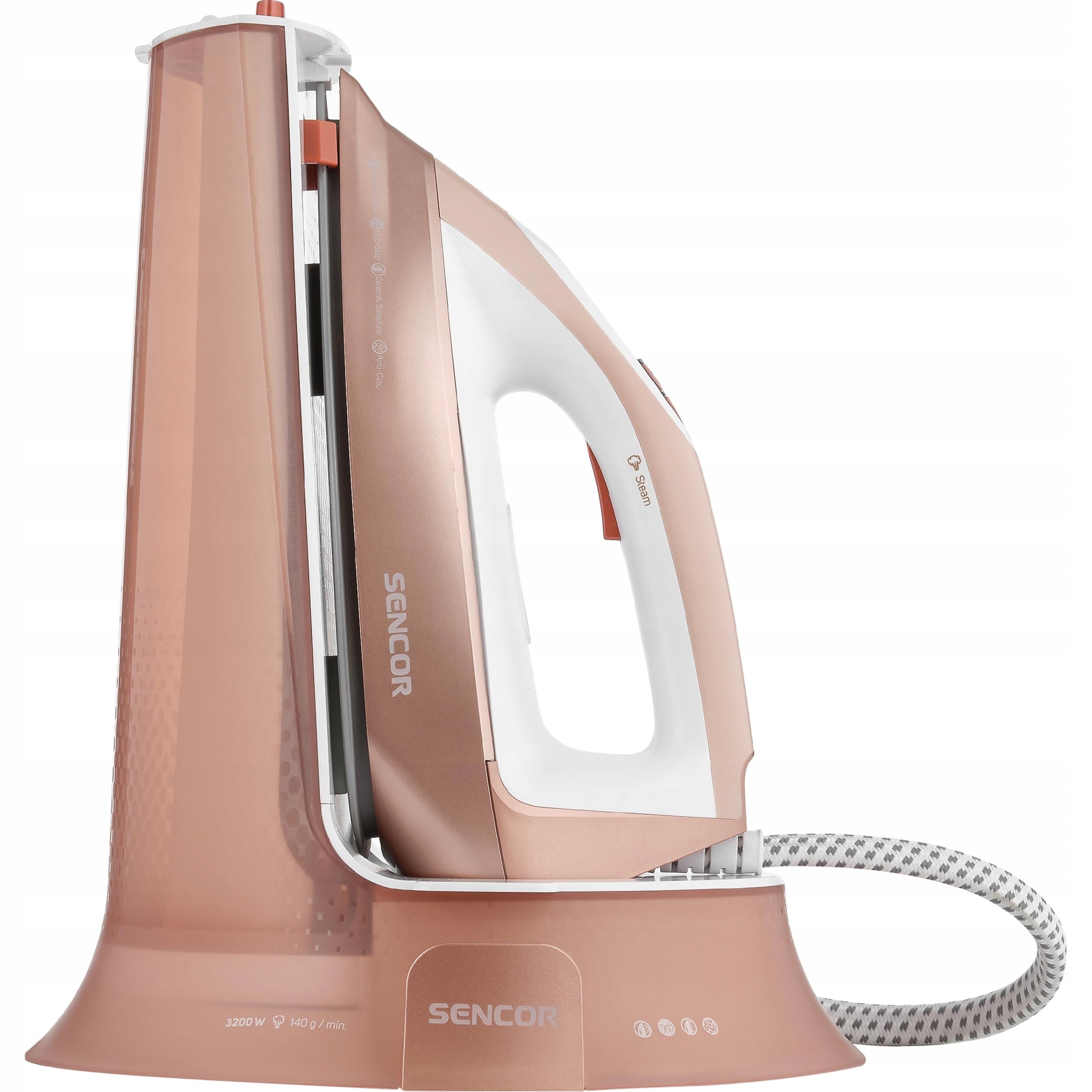 Steam Iron Steam Station Sencor SSI 0910RS 140g 1300 ml Strong 3200W Manufacturer code 8590669315864