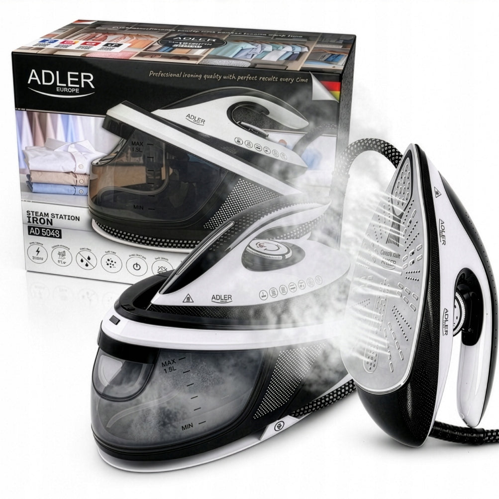 Steam Station Iron 8 bar 600g/min Vertical Ironing ECO Function