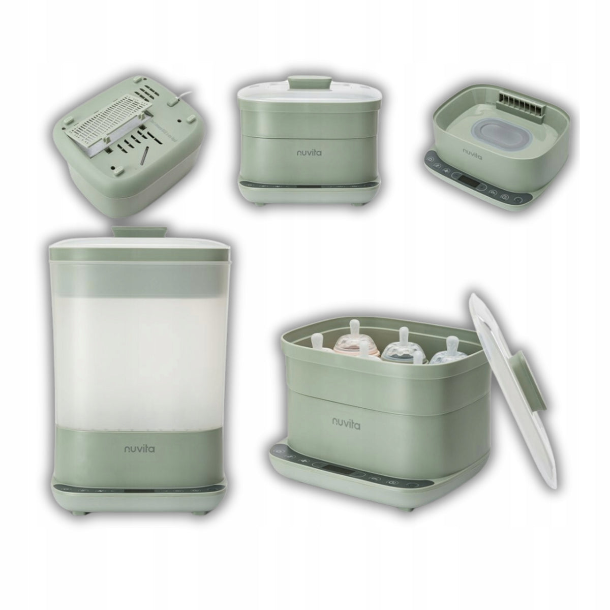 Steam Sterilizer Nuvita SteriDry With Teat Bottle Dryer Quick