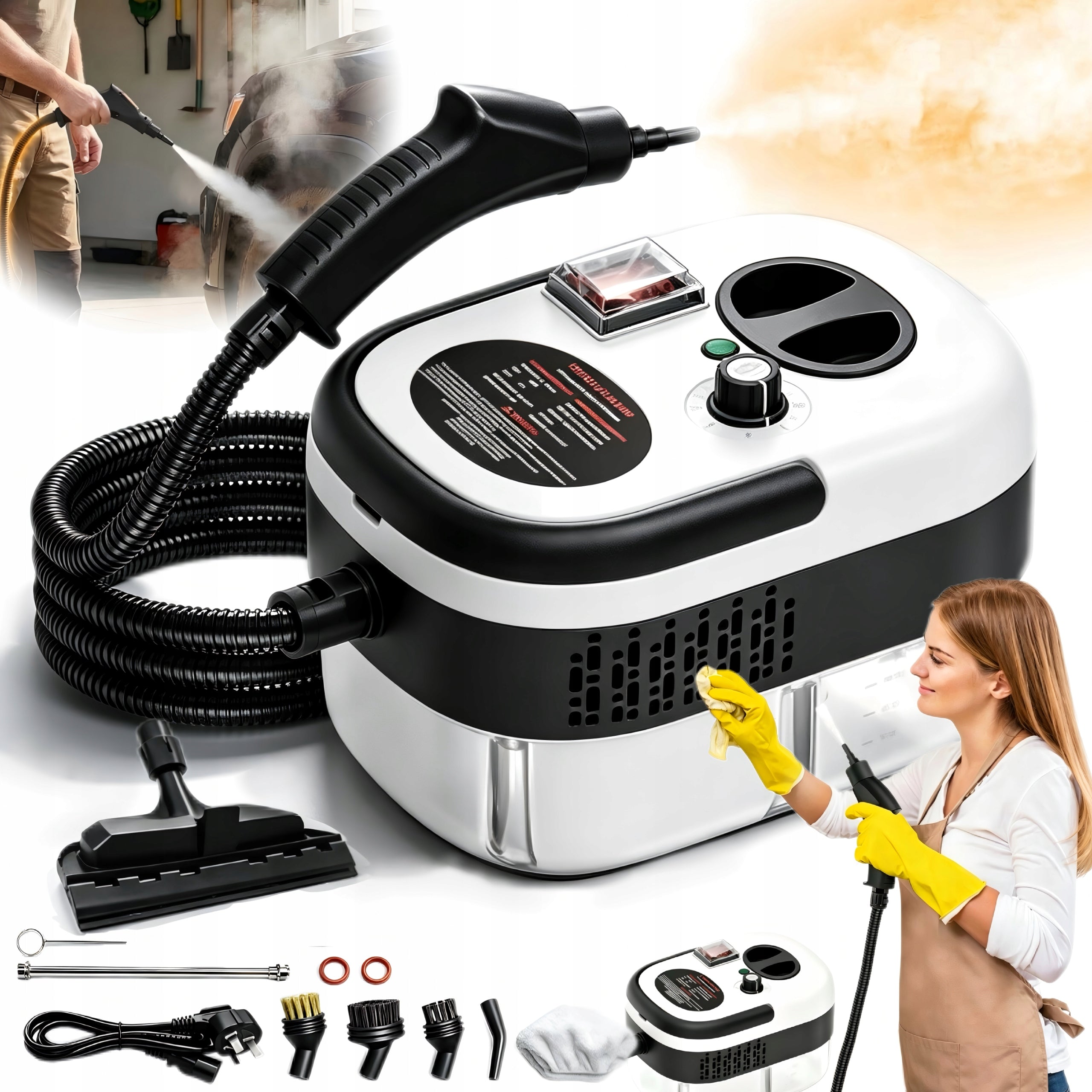 Steam cleaner steamer cleaning mop device for cleaning 2500w